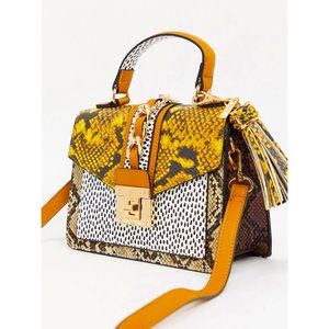 ALDO multi pattern crossbody purse